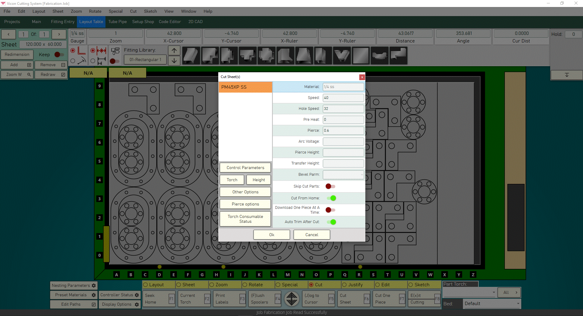Vicon Cut Screen Vicon Cut Screen